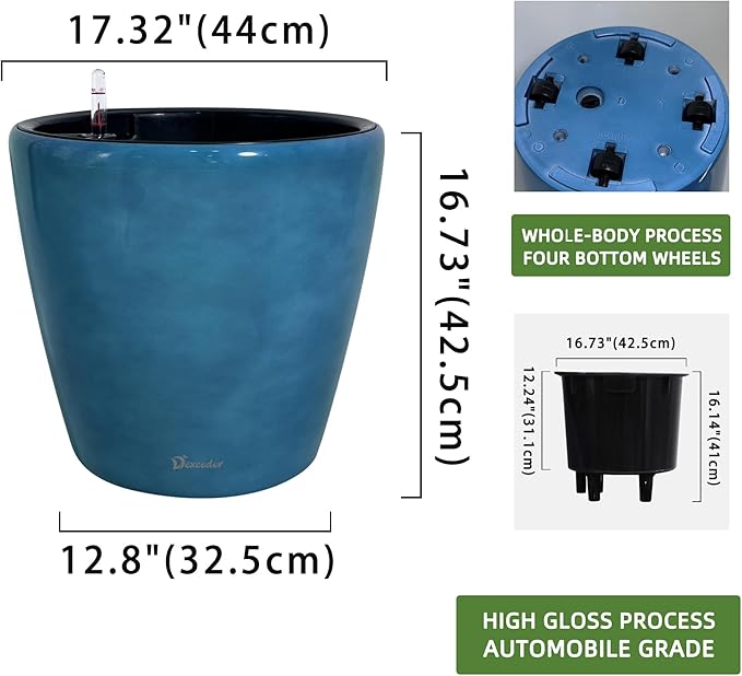 Dexceder 18x17 Self Watering Planter - Image 3