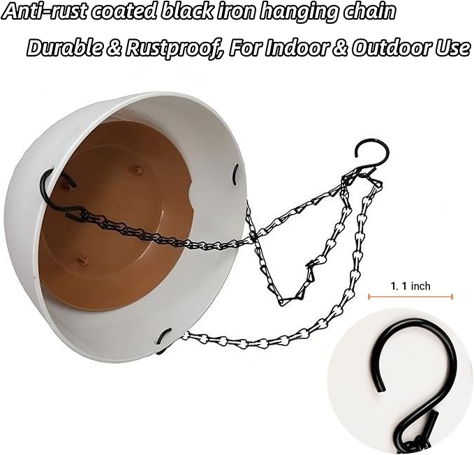 3 Pack, 20 Inch Hanging Baskets Chain, Hanging Chains - Image 5