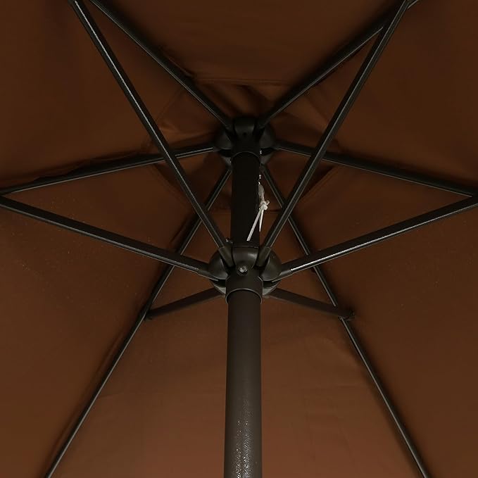 Blissun 7.5 ft Patio Umbrella, Yard Umbrella, Outdoor Market Umbrella - Image 3