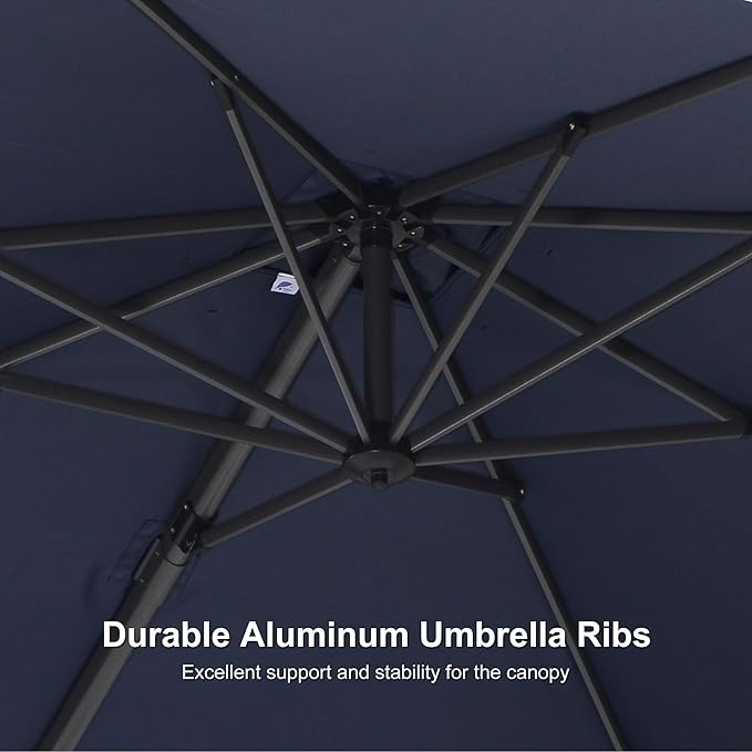 PURPLE LEAF 8' X 8' Patio Umbrella - Image 6