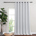 NICETOWN Patio Door Curtain 132 inches Long, Grommet Room Divider Curtain Panel by NICETOWN
