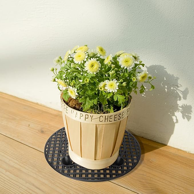 moonoom 4 Pieces Potted Plant Stand Holder, Large Planter Holder, Heavy Duty - Image 4