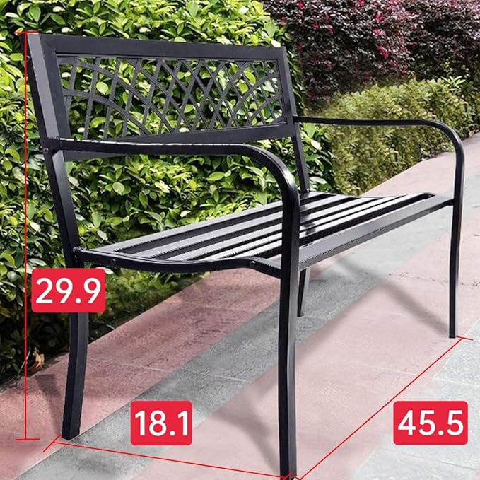 Garden Bench Outdoor Bench - Image 9