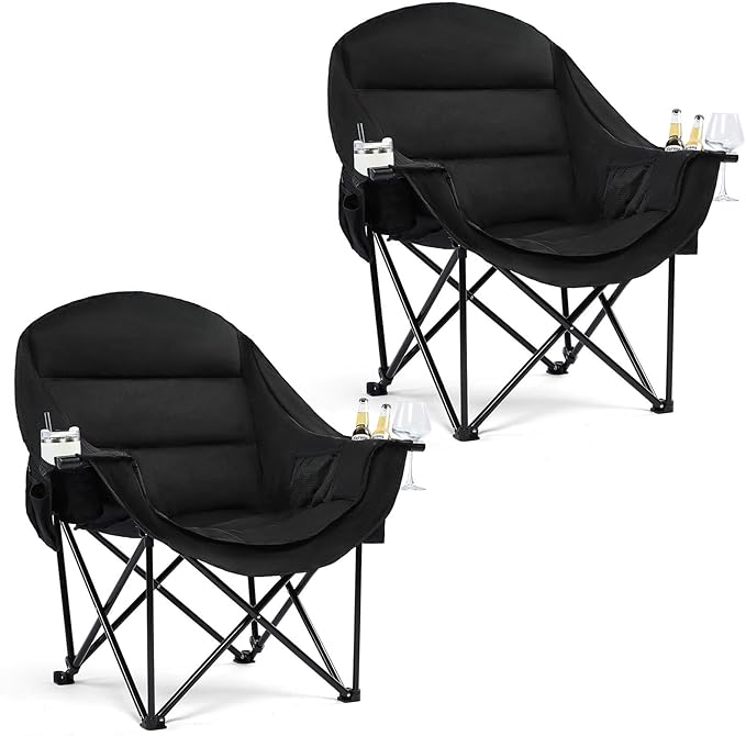 Oversized Camping Chair for Adults by PUVASIA