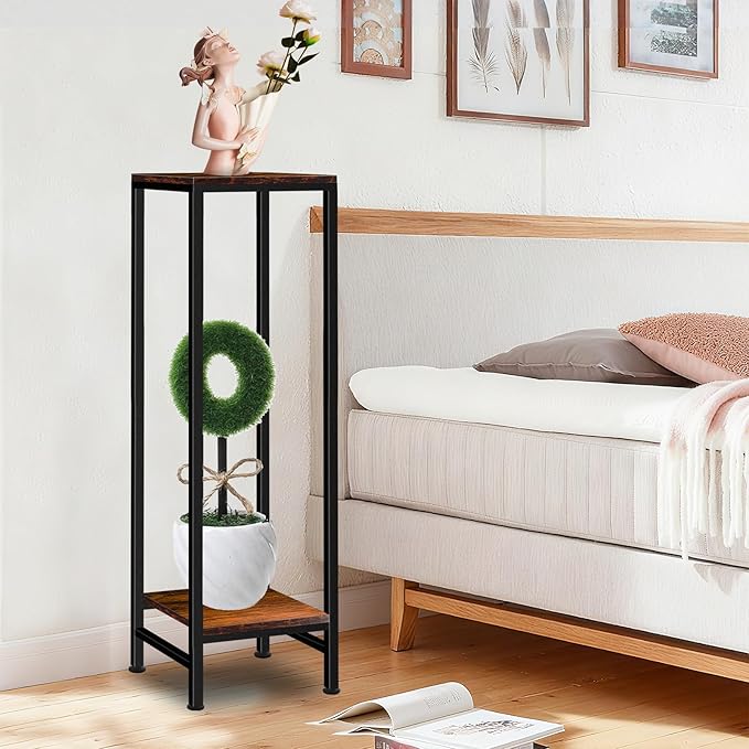 41" Tall Plant Stand Indoor, 2 Tier Plant stands - Image 6