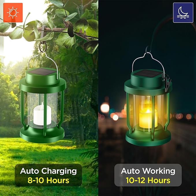 Solar Lantern Outdoor & Indoor Use – Hanging Solar Lights - Image 2