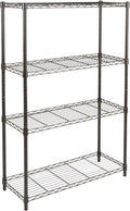 Amazon Basics 4-Shelf Adjustable Heavy Duty Steel Wire Rack Storage Shelving by AmazonBasics