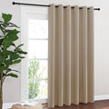 NICETOWN Blackout Sliding Door Curtains 84 Inch Length, Extra Wide Room Divider by NICETOWN