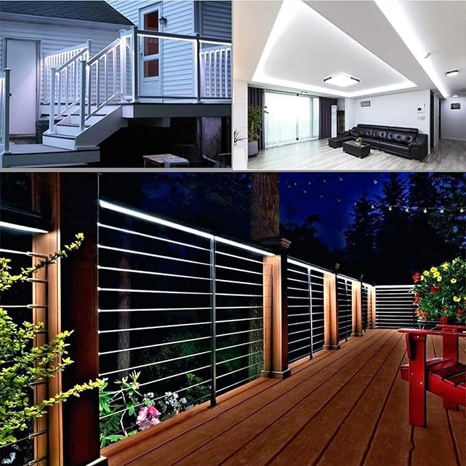 200ft LED Rope Lights Outdoor, 1440 LED Flexible Tube Lights - Image 8
