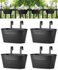 Dahey 10.5 Inch Metal Iron Hanging Flower Pots by Dahey