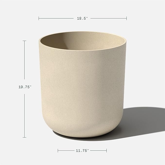 Veradek Round Lima Plastic Planter Pots - Image 3