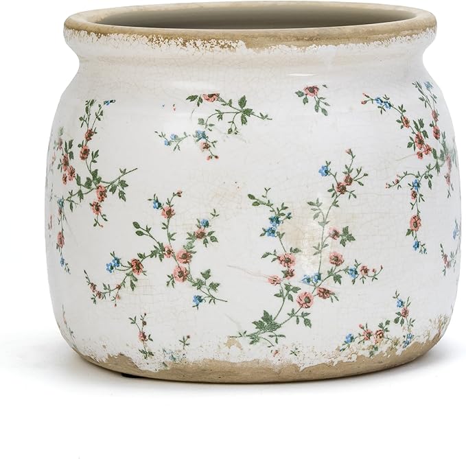 Flower Pot, Vintage Ceramic Pot by Dosayes