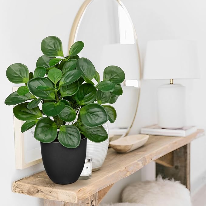14.5" Artificial Plants Indoor Home Decor, Fake Potted Silk Plants - Image 5