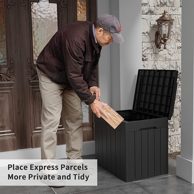 Flamaker Deck Box 31 Gallon Waterproof Resin Small Deck Box - Image 7