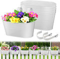 MADHOLLY Railing Planter with Drainage Holes by MADHOLLY