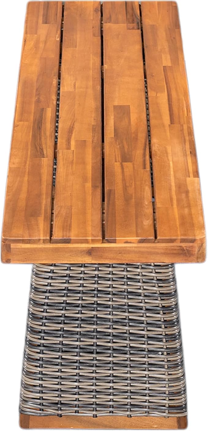 Christopher Knight Home Pasco Acacia Wood Outdoor Dining Table Set - Image 16