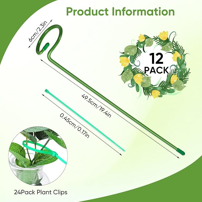 12 Pack Plant Support Stakes - Image 7