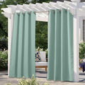 NICETOWN Outdoor Curtains for Patio Waterproof 84 inches Long 2 Panels by NICETOWN