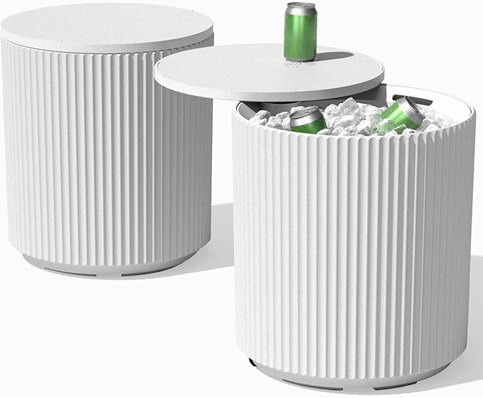 Veradek Outdoor Cooler Side Table - 2 in 1 - Designed by VeradekOutdoor