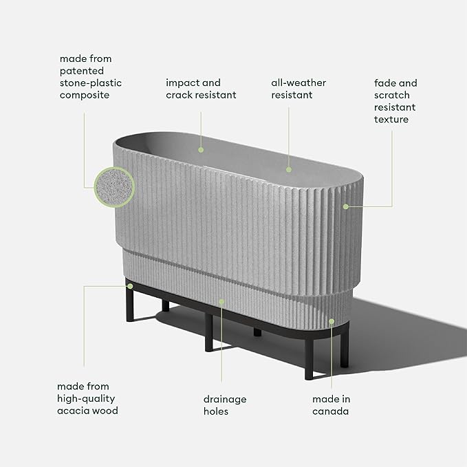 Veradek Demi Series Raised Long Planter - Image 3