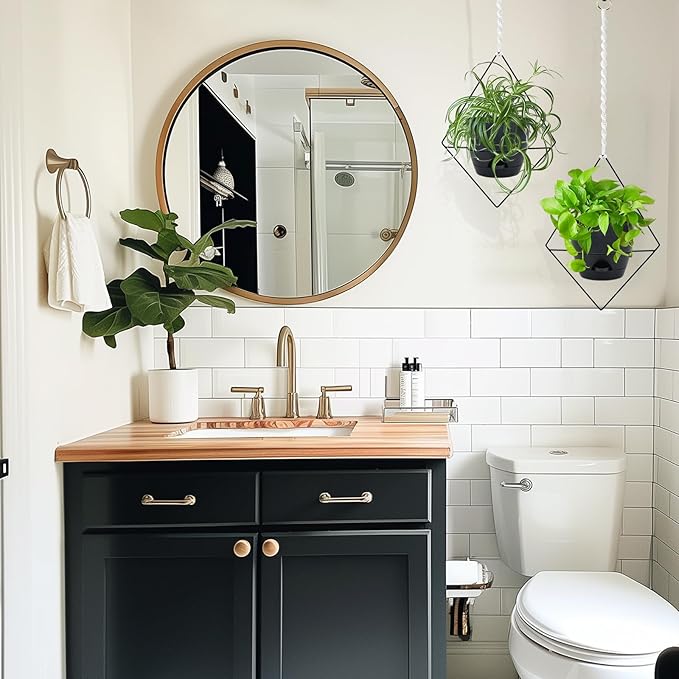 Hanging Planters for Indoor Plants, 2 Set Self Watering Hanging Flower Pots - Image 7