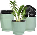 T4U 6 Inch Self Watering Pots for Indoor Plants, 6 Pack Plant Pots, Self by T4U