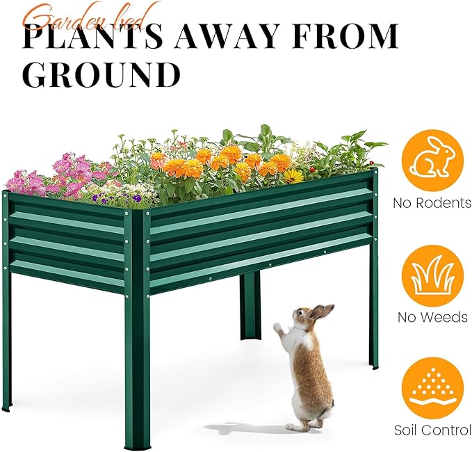 KING BIRD Large Raised Garden Bed - Image 4