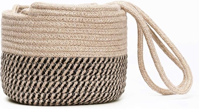 Hanging Planter Basket Jute Rope Woven Plant Hangers Indoor Hanging Plant - Image 7
