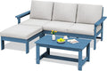 SERWALL Outdoor Sectional Sofa Set, 5-piece Outdoor Modula Couch Set by SERWALL