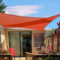SUNLAX Custom Size 10'x15'x18' Red Sun Shade Sail Right Triangle UV Block by SUNLAX