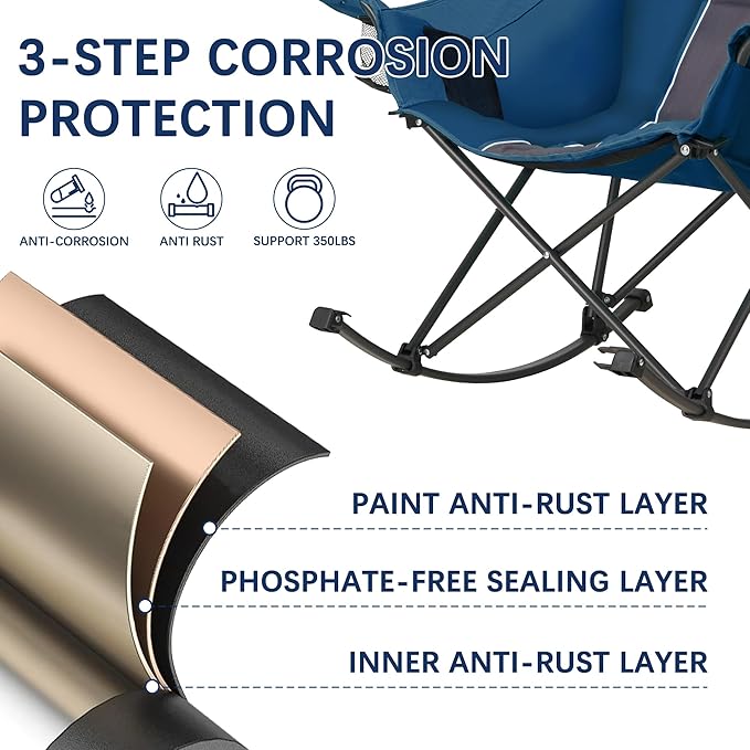 Oversized Rocking Camping Chair - Image 5