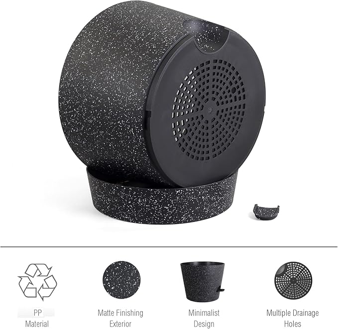 12 inch Large Self Watering Pots, Plant Pots - Image 3