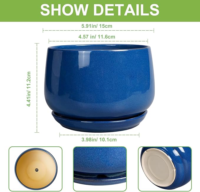 G EPGardening 6 Inch Plant Pot - Image 3