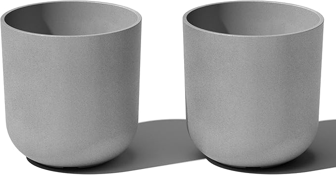 Veradek Round Lima Plastic Planter Pots by VeradekOutdoor