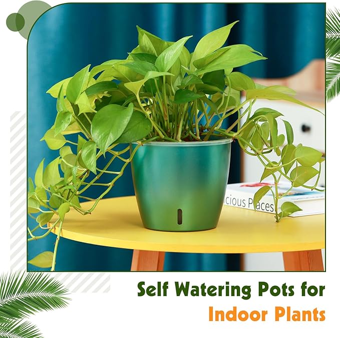 Self-Watering Pots for Indoor Plants, Small African Violet Pots - Image 6