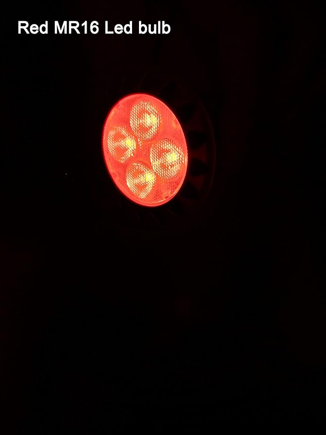 ALIDE Red MR16 GU5.3 Led Bulbs 5W, 20W 35W 50W Halogen Equivalent, 12V Low - Image 3