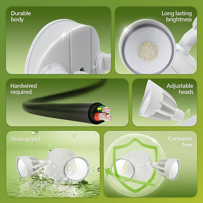 Philips 44W 3500LM ‌LED Security Flood Light‌ ‌Outdoor‌，Switch Controlled - Image 2