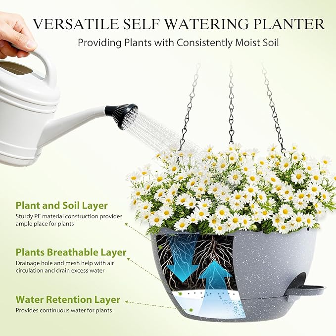 12 Inch Hanging Baskets 2 PC - Image 4