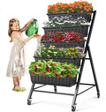 SEJOV 4FT Vertical Raised Garden Bed, 5-Tier Vertical Garden Planter by SEJOV