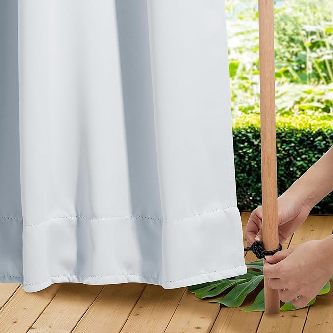 NICETOWN 2 Panels Outdoor Curtains Waterproof by NICETOWN