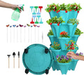 DUNCHATY Stackable Planter, 6 Tier Garden Tower, Self Watering, Indoor/Outdoor by DUNCHATY