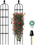 2 Pack 6Ft Tall Garden Obelisk Trellis by Huvai