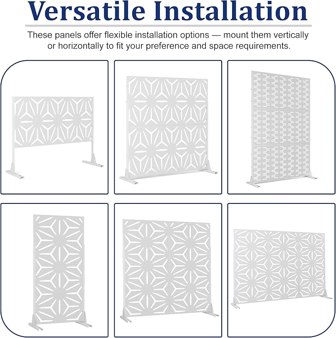 Outdoor Privacy Screen, Freestanding Privacy Fence Panels - Image 5