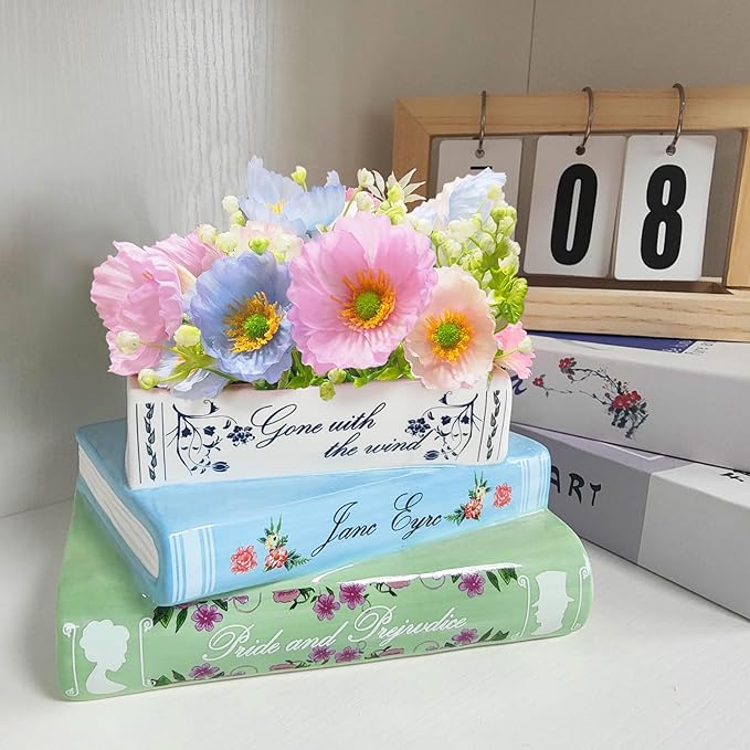 Small Book-Shaped Decorative Planter - Image 5