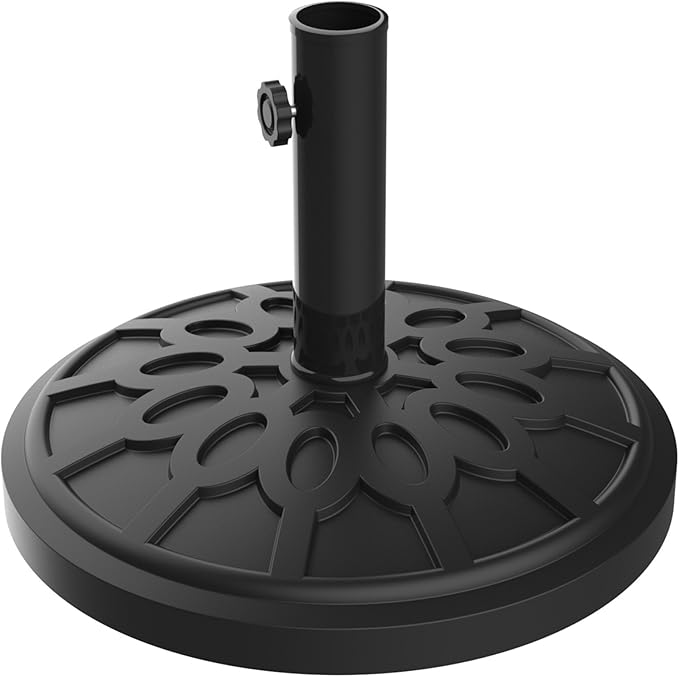 Umbrella Base - Heavy-Duty 19lbs Weighted Outdoor Stand by PureGarden