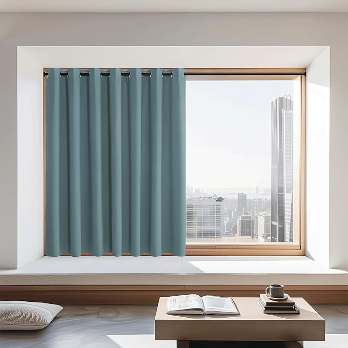 NICETOWN Blackout Curtains 72 inches Long, Grommet Privacy Window Treatment by NICETOWN