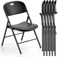 Nazhura 350 Weight Limit Heavy Duty Plastic Folding Chair by NazhuraGoodCompanionAtHome