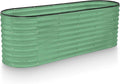 Plant & Plot Galvanized Raised Garden Beds Outdoor // 6×2×2 ft Planter Raised by PlantPlot