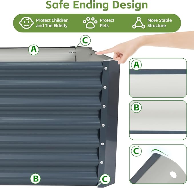 6x2x2ft Raised Garden Bed - Image 5