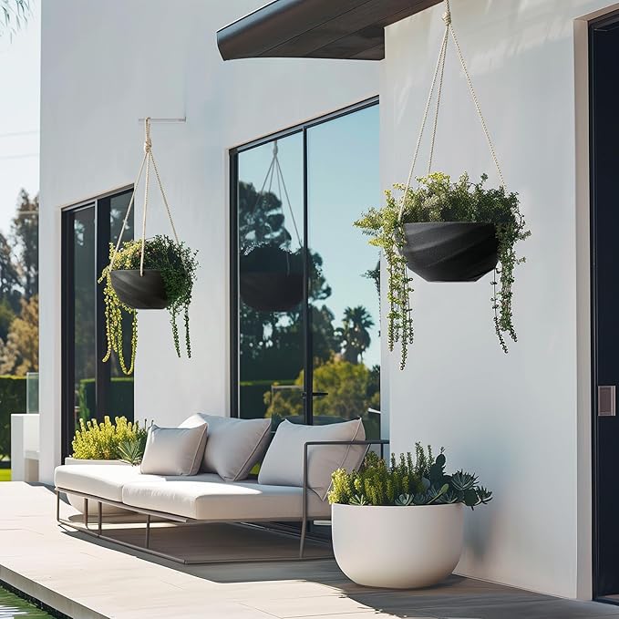 La Jolie Maison 10 Inch Hanging Planters - Image 4